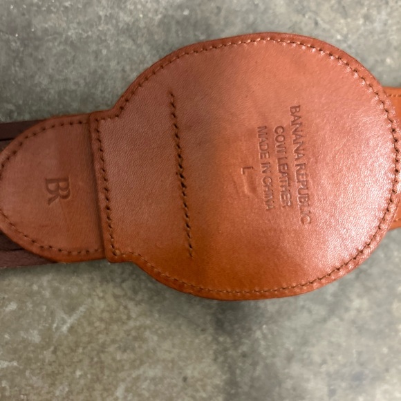 Banana Republic Multi-Strap Leather Waist Belt in Cognac Brown - Picture 4 of 5